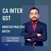 CA Inter GST | Booster Practice Batch by CA Vishal Bhattad | For Jan 26 Exams
